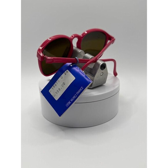 NWT Vintage Cebe Basic Sport Sunglasses Model 1967G Magenta with Mirror | France - Picture 5 of 9